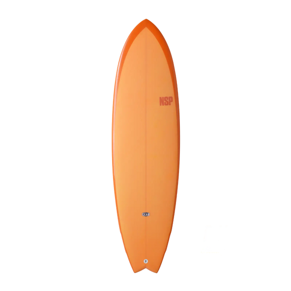 NSP PU Fighting Fish Surfboard Poseidon Collective Surf Art