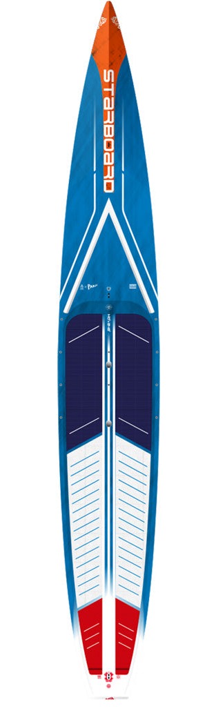 2024 STARBOARD SUP 14'0" X 24.5" ALL STAR BLUE CARBON SANDWICH BOARD WITH CARRYING CASE