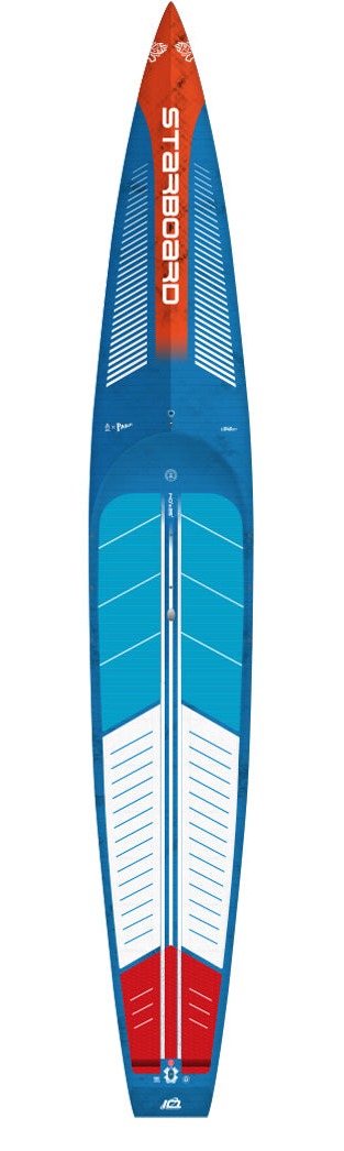2024 STARBOARD SUP 14’0” x 23” GEN R BLUE CARBON SUP WITH CARRYING CASE