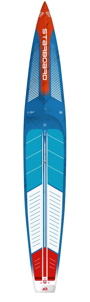 2024 STARBOARD SUP 14’0” x 27” GEN R BLUE CARBON SANDWICH SUP WITH CARRYING CASE