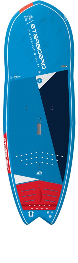 2022 STARBOARD SUP 7'2" X 28" HYPER NUT FOIL 3-IN-1 BLUE CARBON SUP FOIL BOARD