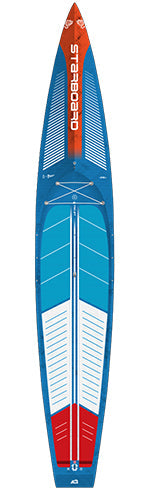 2025 STARBOARD 14’0” x 27” GEN R BLUE CARBON SUP WITH CARRYING CASE