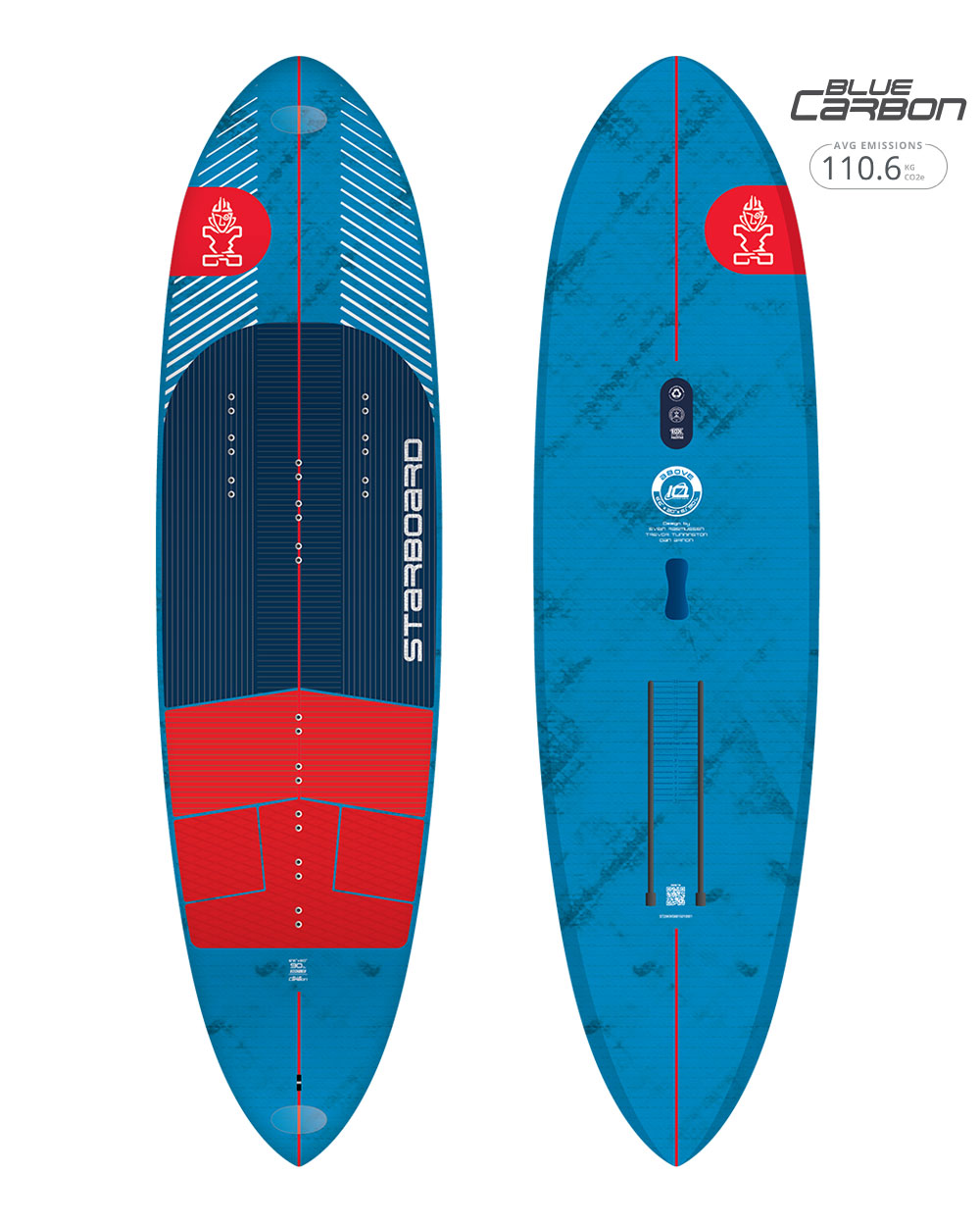 2025 STARBOARD 7'4" x 23" ABOVE BLUE CARBON FOIL BOARD