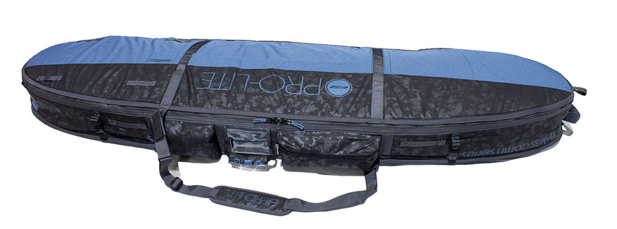 PRO LITE ARMORED COFFIN SURFBOARD TRAVEL BOARD BAG DOUBLE TRIPLE 2 3 Poseidon Collective Surf Art Music