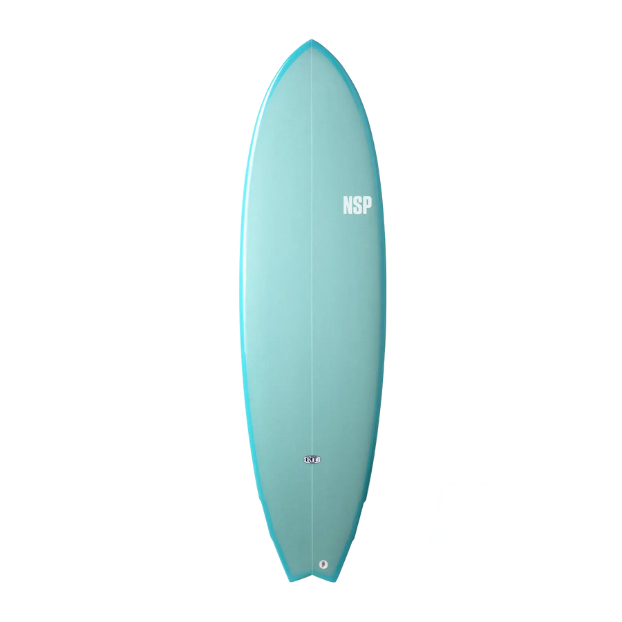 NSP PU Fighting Fish Surfboard Poseidon Collective Surf Art