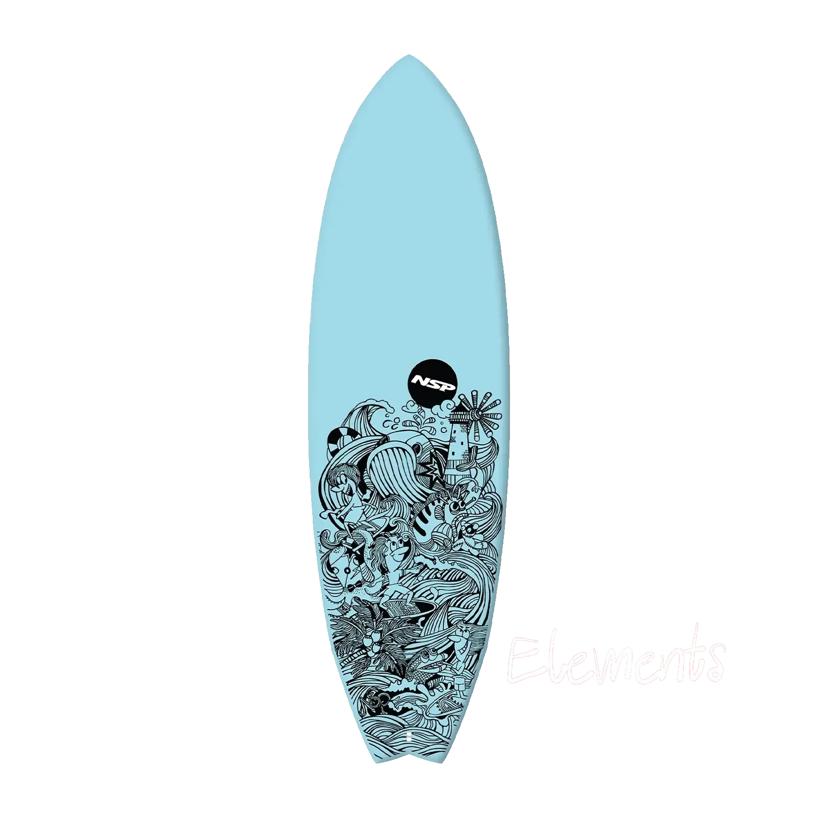 Surftech NSP Fish Elements Surfboard – Poseidon Collective - Surf Surftech NSP Fish Elements Surfboard – Poseidon Collective - Surf
