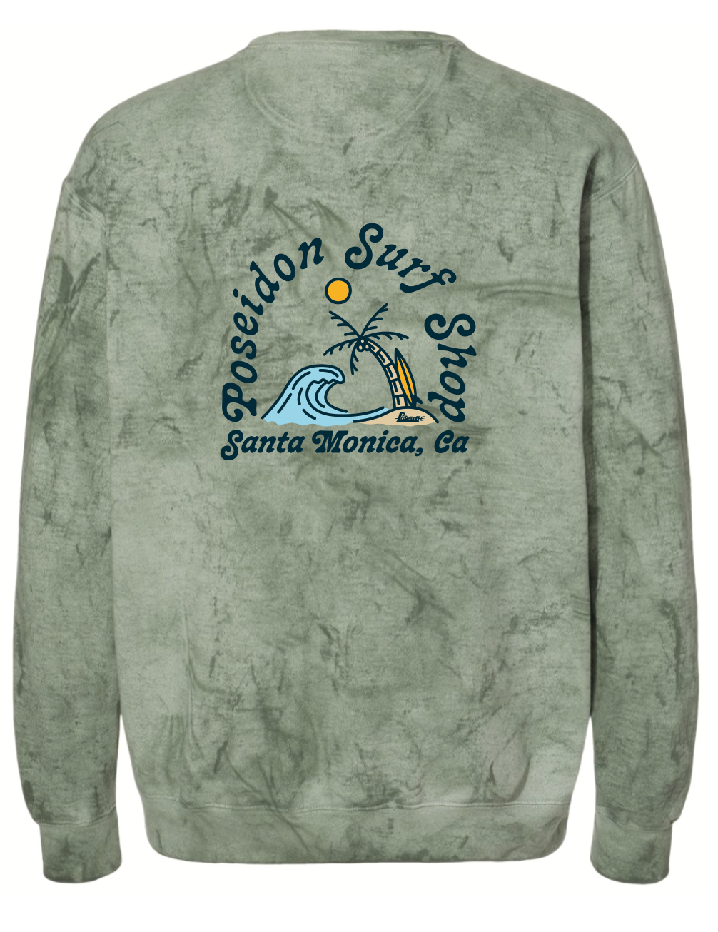 Poseidon Santa Monica Crew Neck - Fern