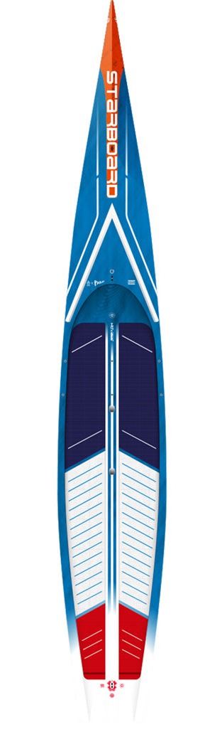 2023 STARBOARD SUP 14'0" X 27.5" SPRINT CARBON SANDWICH SUP BOARD WITH CARRYING CASE