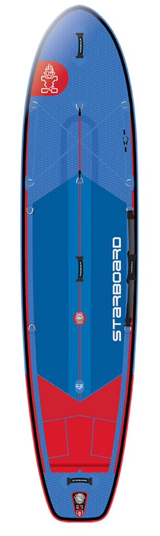 2025 STARBOARD INFLATABLE 11'2" X 31+" X 6" iGO DELUXE DOUBLE CHAMBER SUP BOARD