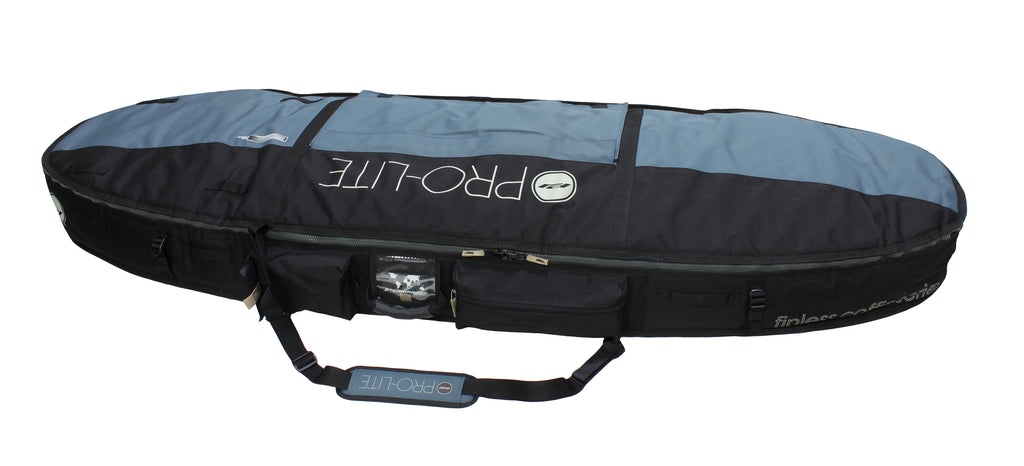 PRO-LITE FINLESS COFFIN DOUBLE SURFBOARD TRAVEL BOARD BAG (2-3 BOARDS)