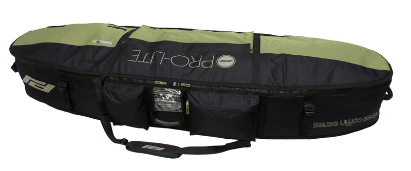 PRO-LITE FINLESS COFFIN TRIPLE SURFBOARD TRAVEL BOARD BAG (2-4 BOARDS)