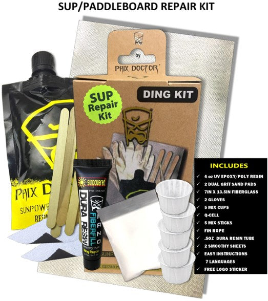 Phix Doctor Epoxy/EPS Ding Repair Kit 2.5oz SUP/Paddleboard/Surfboard