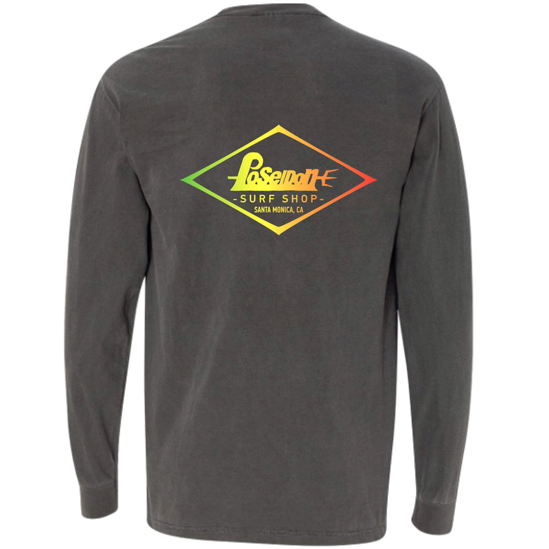 Poseidon Unisex Surf Shop Long Sleeve Tee