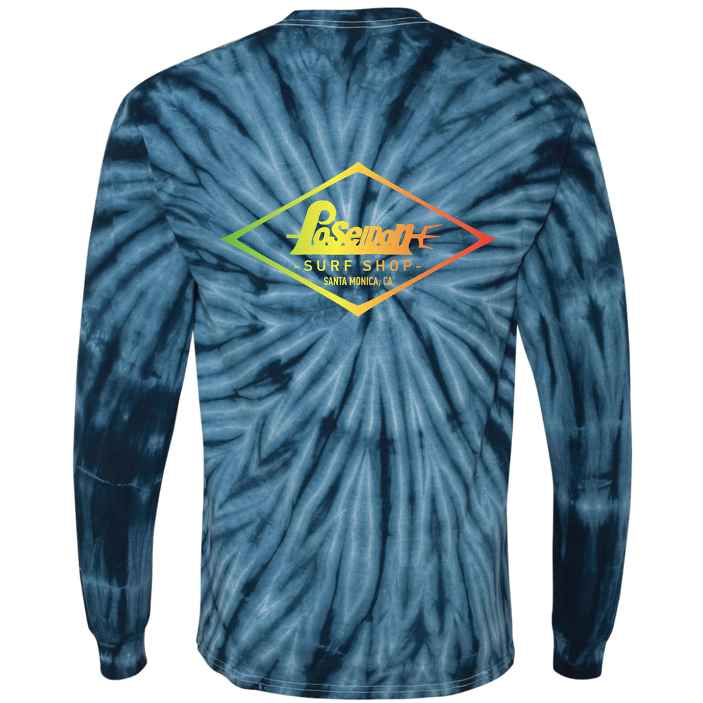 Poseidon Shop Tie Dye Long Sleeve Tee