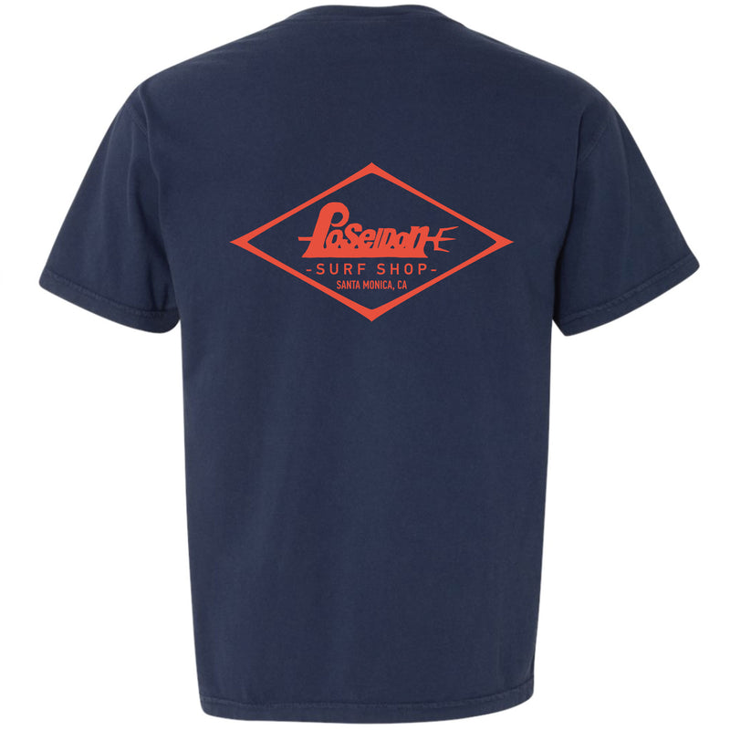 Poseidon Surf Shop Pocket Tee