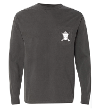 Poseidon Coffee and Surf Long Sleeve - Pepper Grey