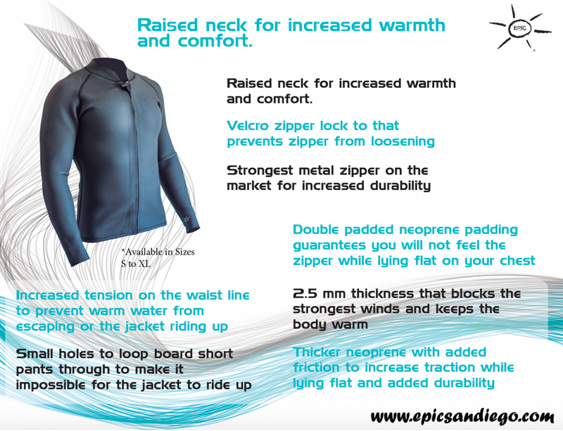 Epic Rockaway Front-Zip Wetsuit Jacket