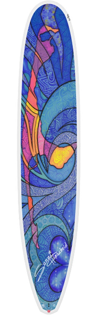 2023 STARBOARD LONGBOARD SURF  9'1" x 22" TIKHINE SONNI ART SURFBOARD