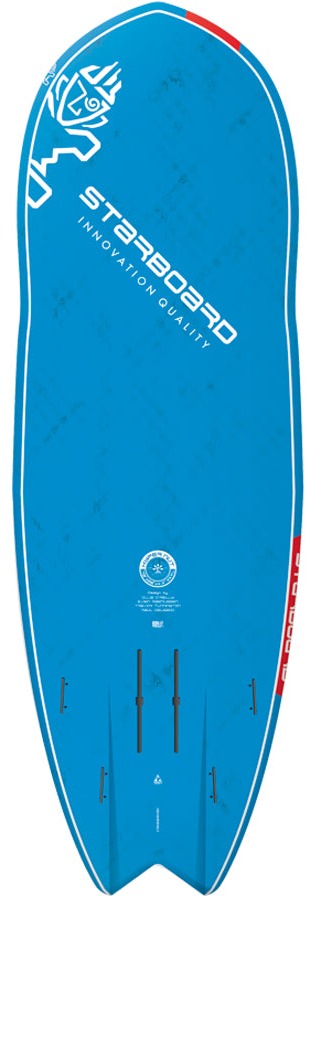 2022 STARBOARD SUP 7'2" X 28" HYPER NUT FOIL 3-IN-1 BLUE CARBON SUP FOIL BOARD