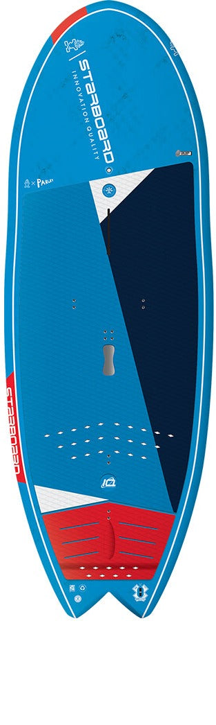 2022 STARBOARD SUP 8'0" X 31.5" HYPER NUT FOIL 5-IN-1 BLUE CARBON SUP FOIL BOARD
