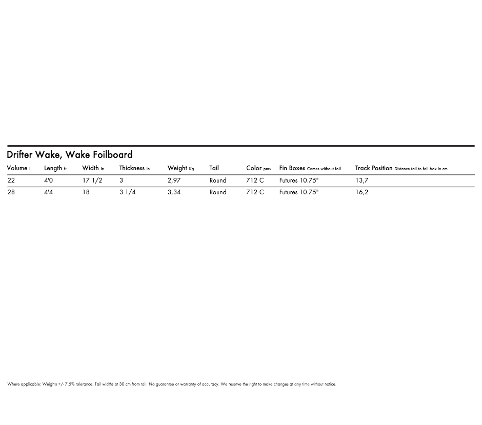 2023 KT DRIFTER WAKE FOILBOARD